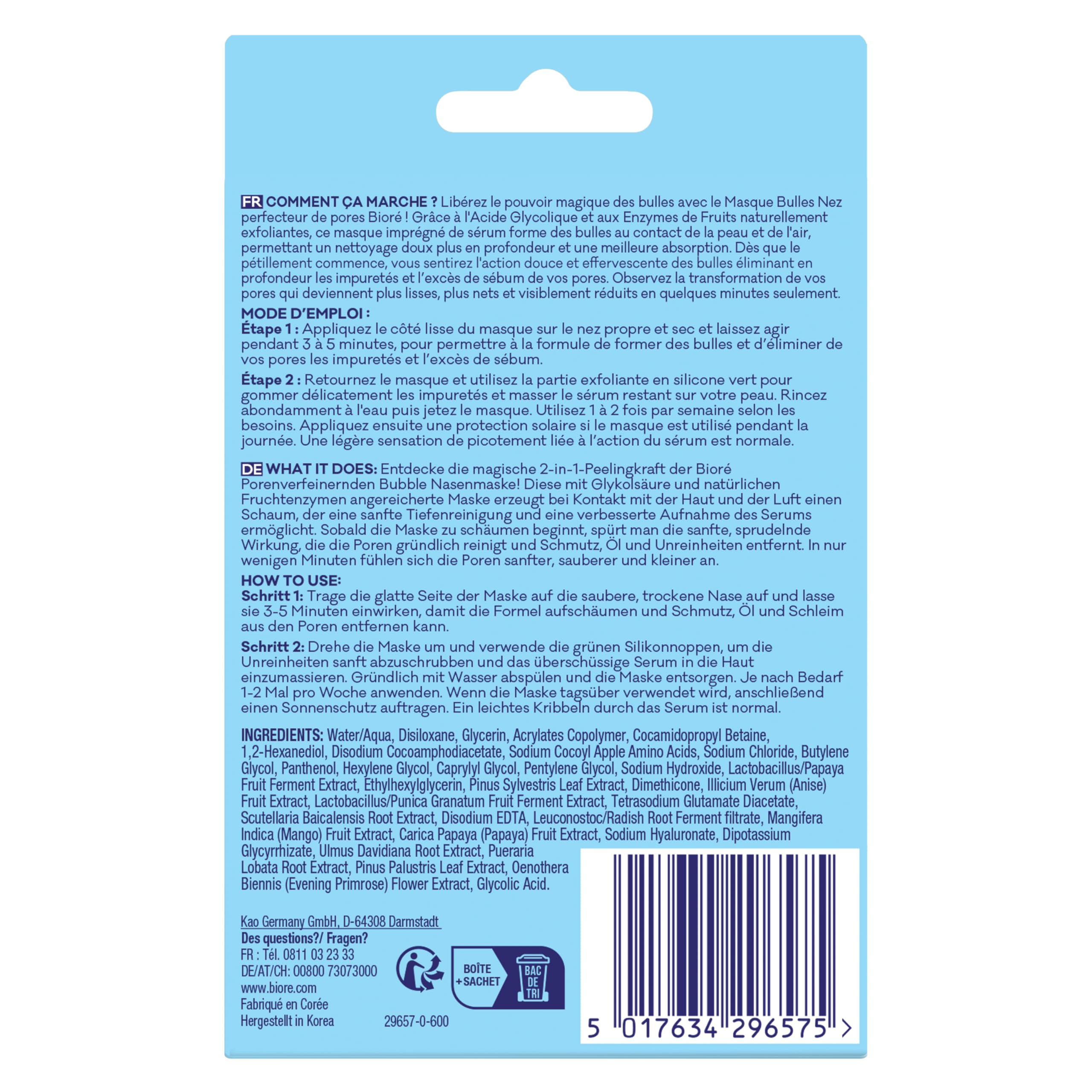 bior-masque-bulles-nez-perfecteur-de-pores-x4-l-acide-glycolique image 3