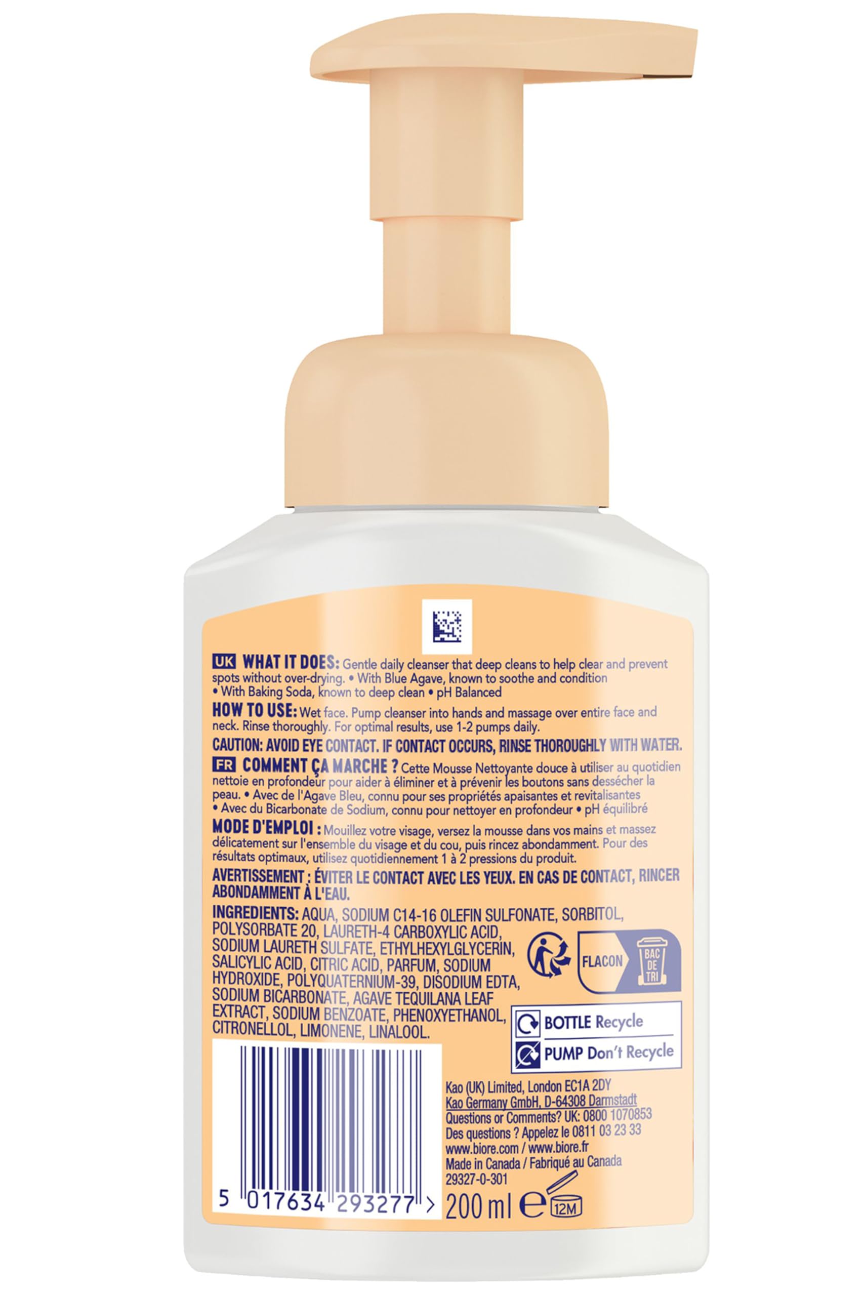 bior-mousse-nettoyante-bha-anti-boutons-acide-salicylique-200ml image 3