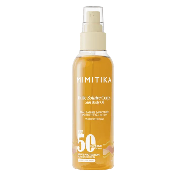 mimitika-huile-solaire-spf50-pa-huile-s-che-haute-protection image 1
