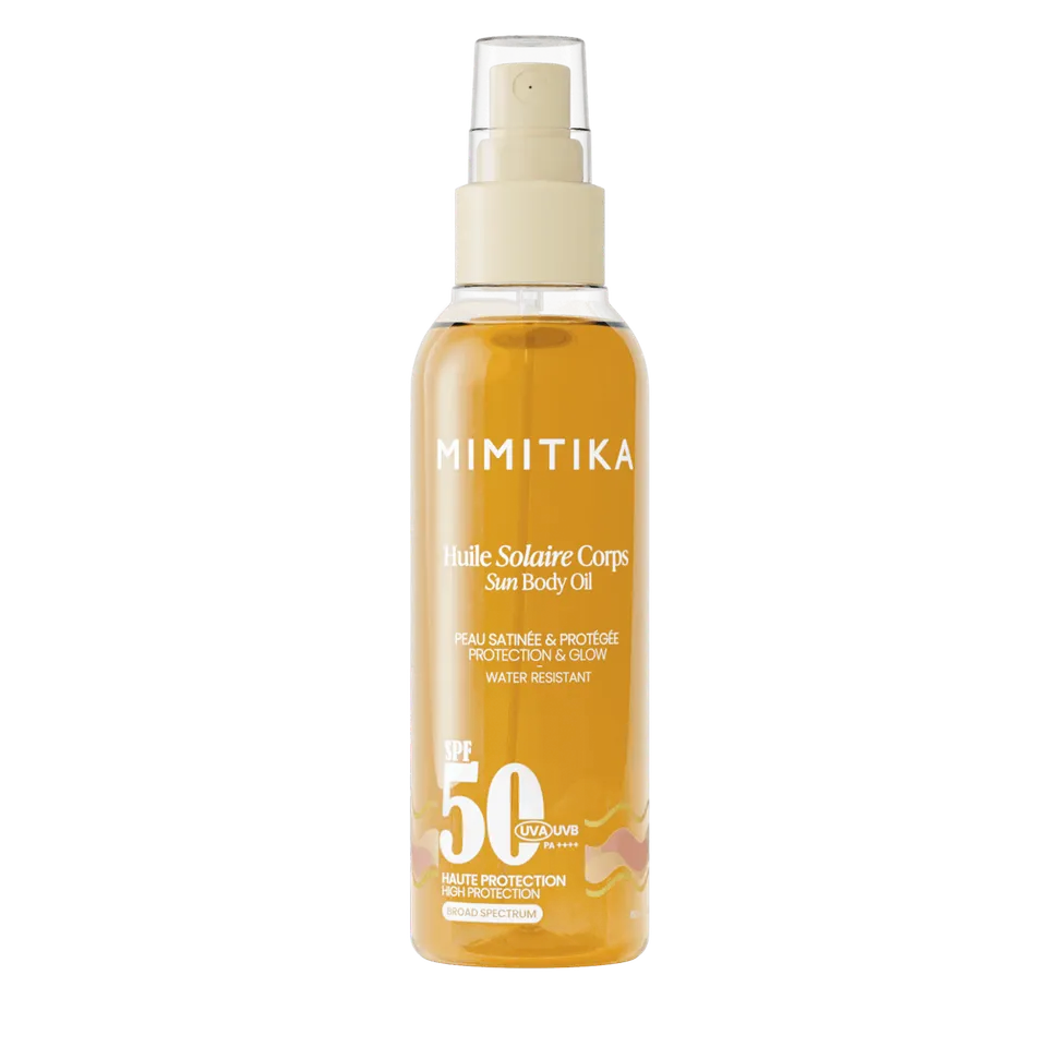 mimitika-huile-solaire-spf50-pa-huile-s-che-haute-protection image 1