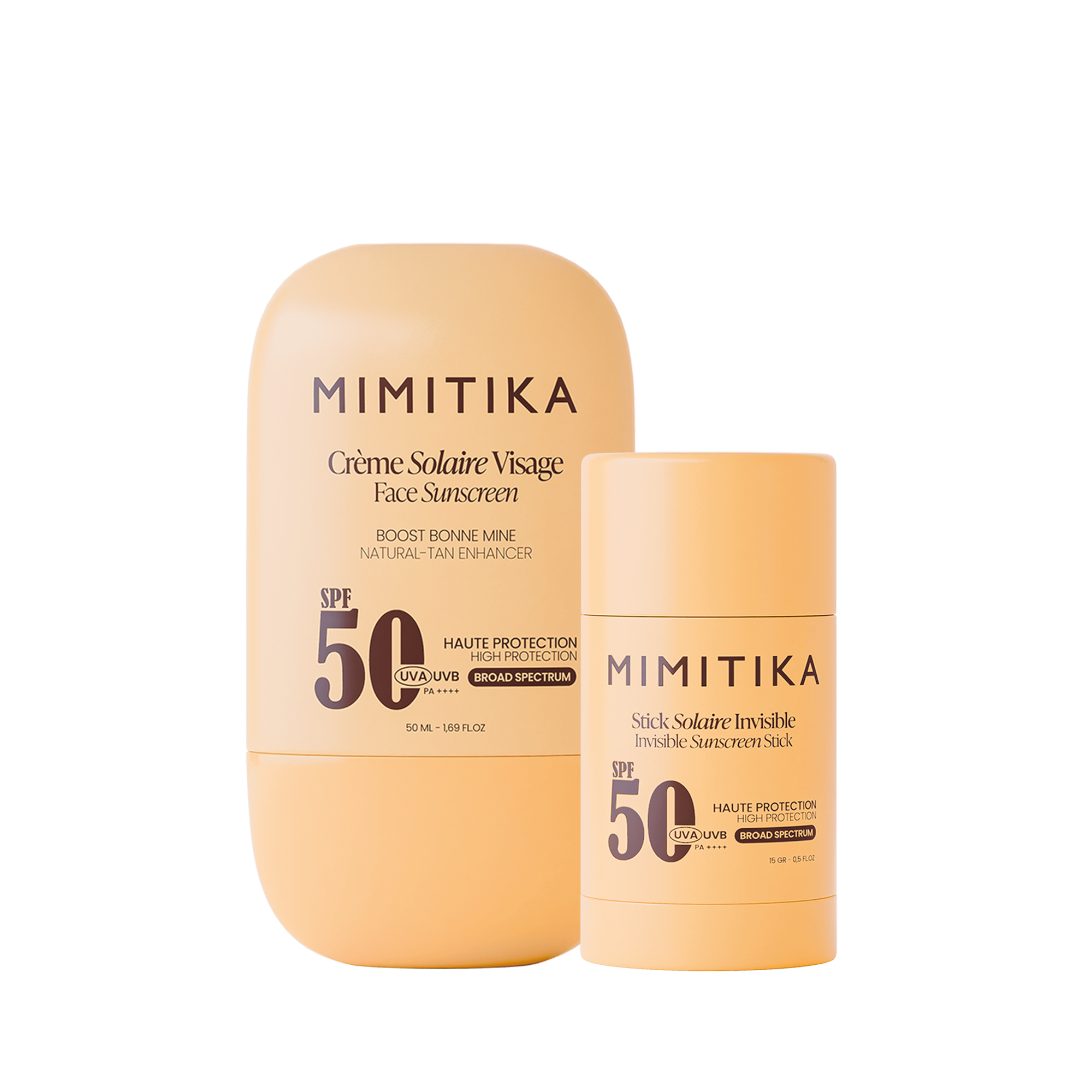 mimitika-duo-cr-me-visage-spf50-et-stick-solaire-spf50-invisible image 1