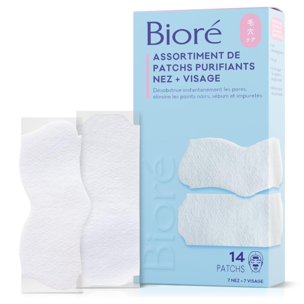bior-assortiment-14-patchs-purifiants-nez-visage-anti-points-noirs image 1