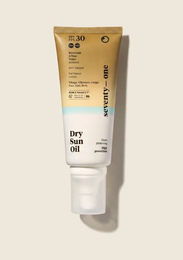 seventyone-percent-dry-sun-oil-huile-s-che-solaire-spf30-3-en-1-visage-corps-che image 1