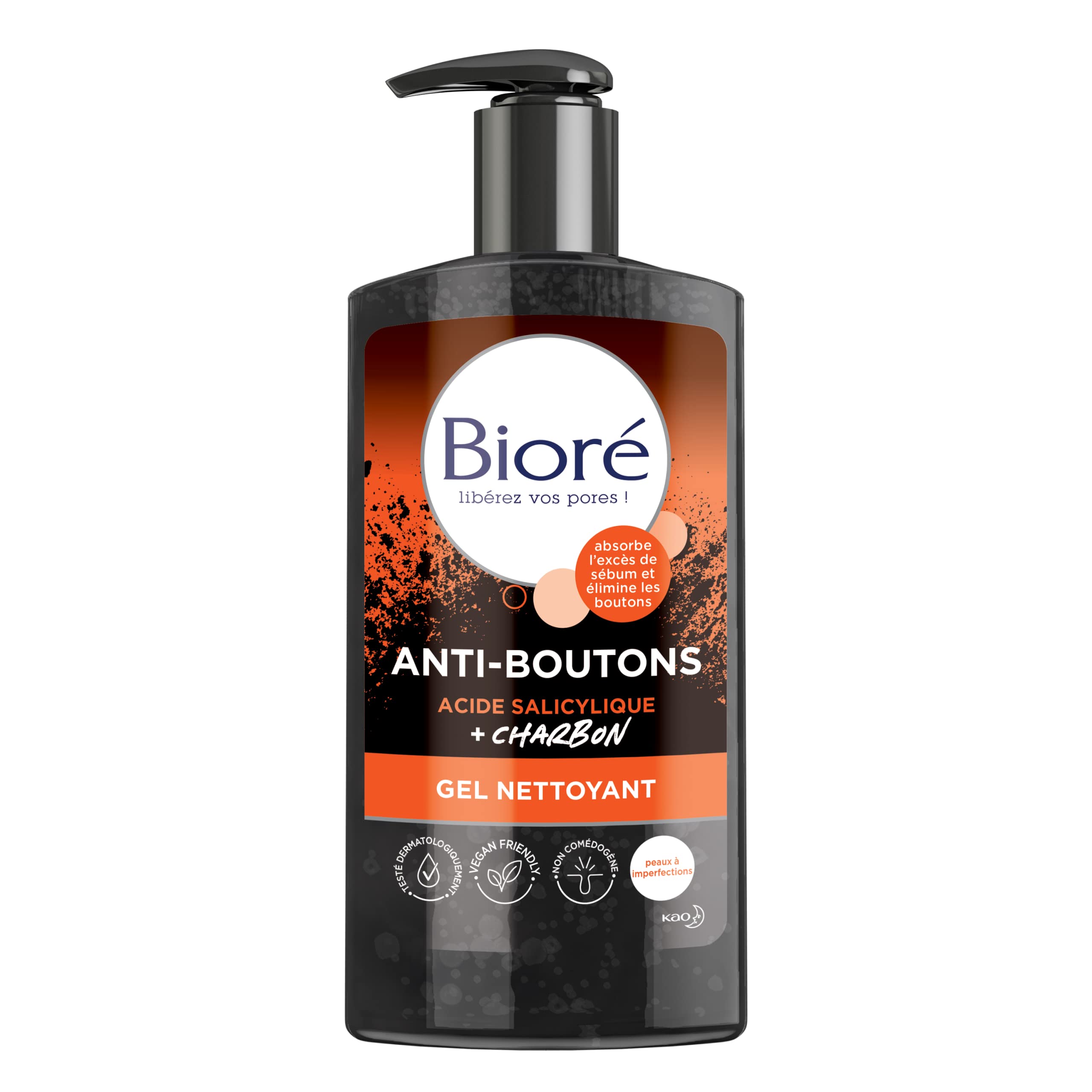 bior-gel-nettoyant-anti-boutons-charbon-acide-salicylique-200-ml image 1
