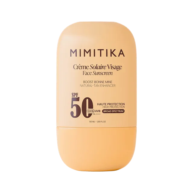 mimitika-cr-me-solaire-visage-spf50-invisible-facilitatrice-de-bronzage image 1