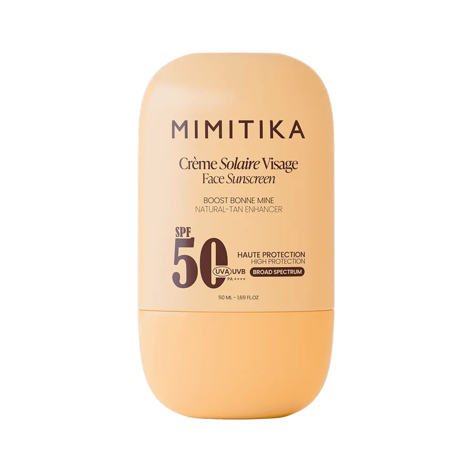 mimitika-cr-me-solaire-visage-spf50-invisible-facilitatrice-de-bronzage image 1