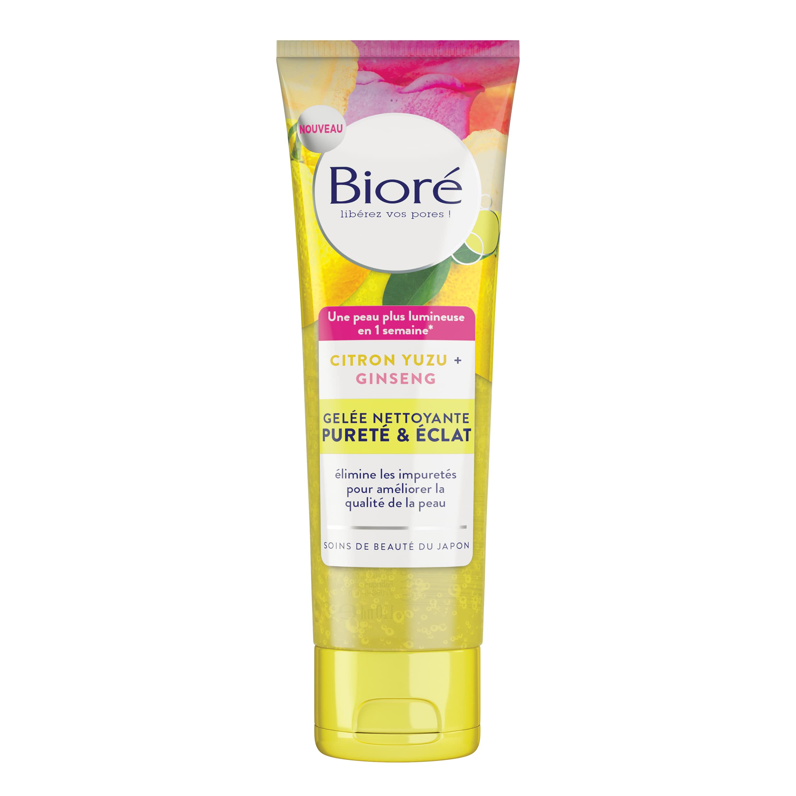 bior-gel-e-nettoyante-puret-clat-citron-yuzu-ginseng-110ml image 1