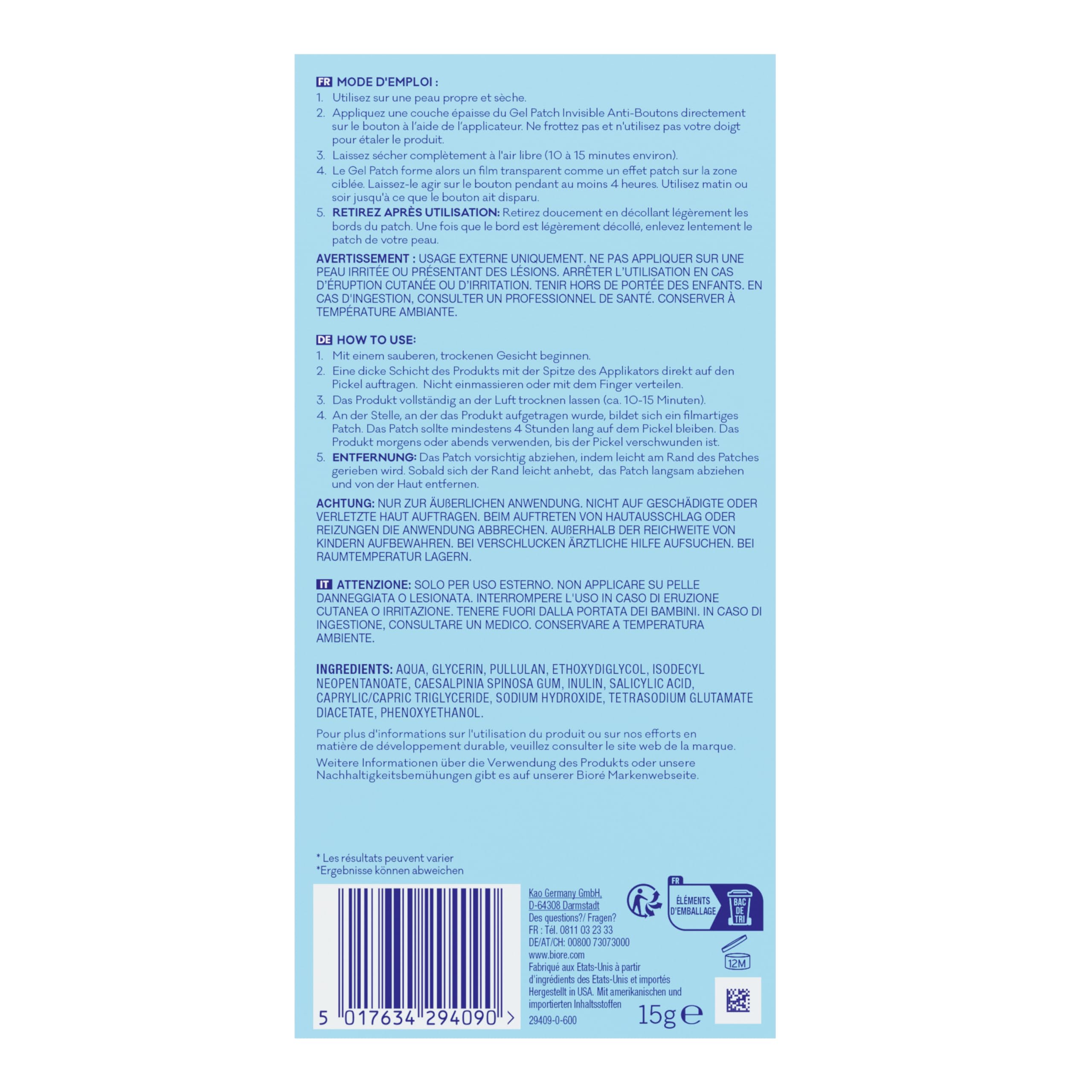 bior-gel-patch-invisible-anti-boutons-15ml-soin-cibl-acide-salicylique image 3
