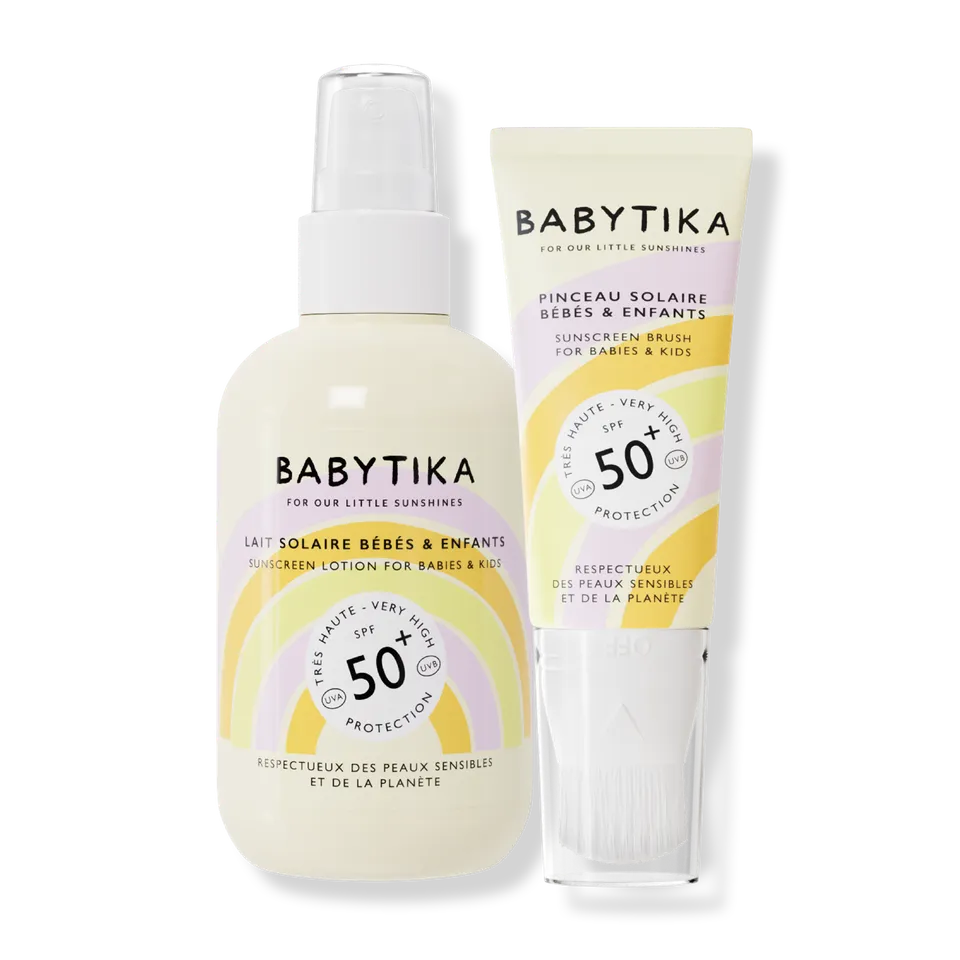 mimitika-duo-babytika-spf50-lait-solaire-enfant-pinceau-visage image 1