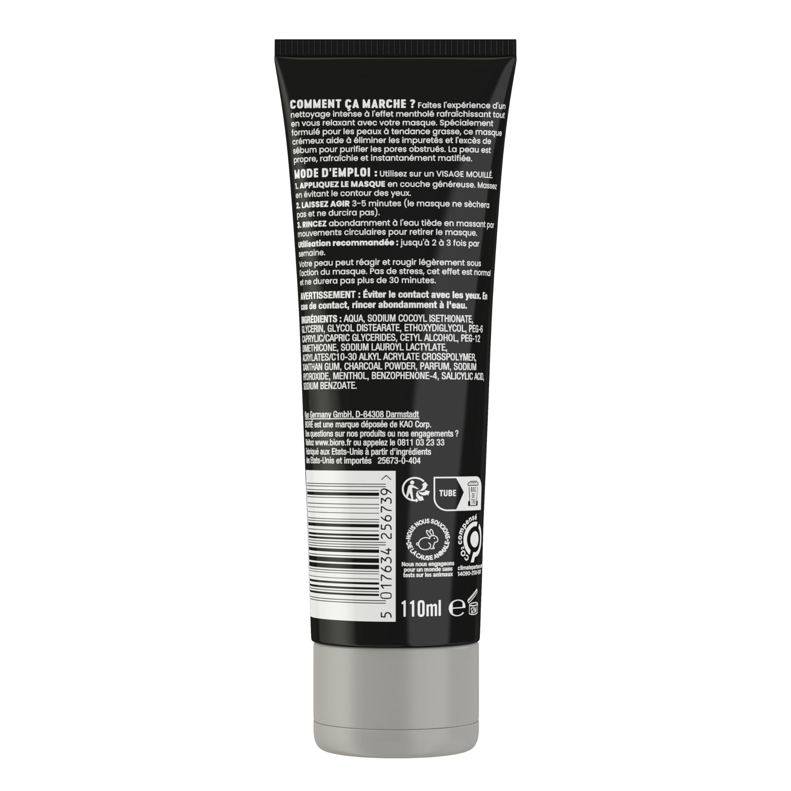 bior-masque-d-tox-purifiant-fa-on-cr-me-fouett-e-au-charbon-110ml image 3