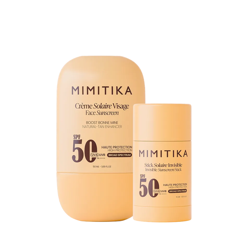 mimitika-duo-cr-me-visage-spf50-et-stick-solaire-spf50-invisible image 1