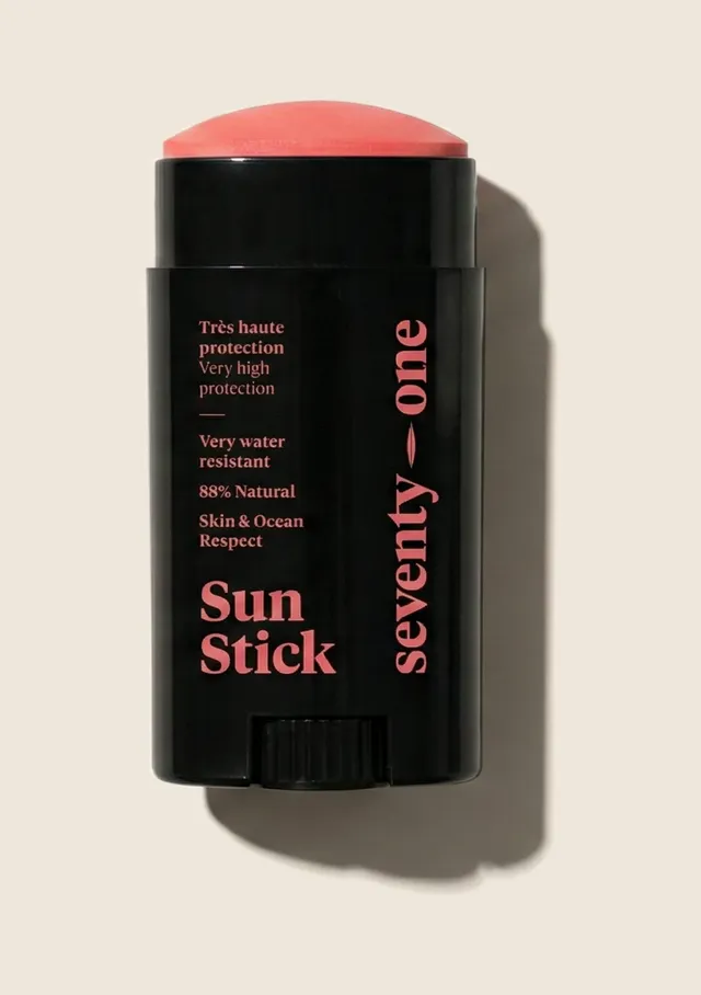 seventyone-percent-the-sunset-spf50-stick-solaire-visage-teinte-rose-nude image 1