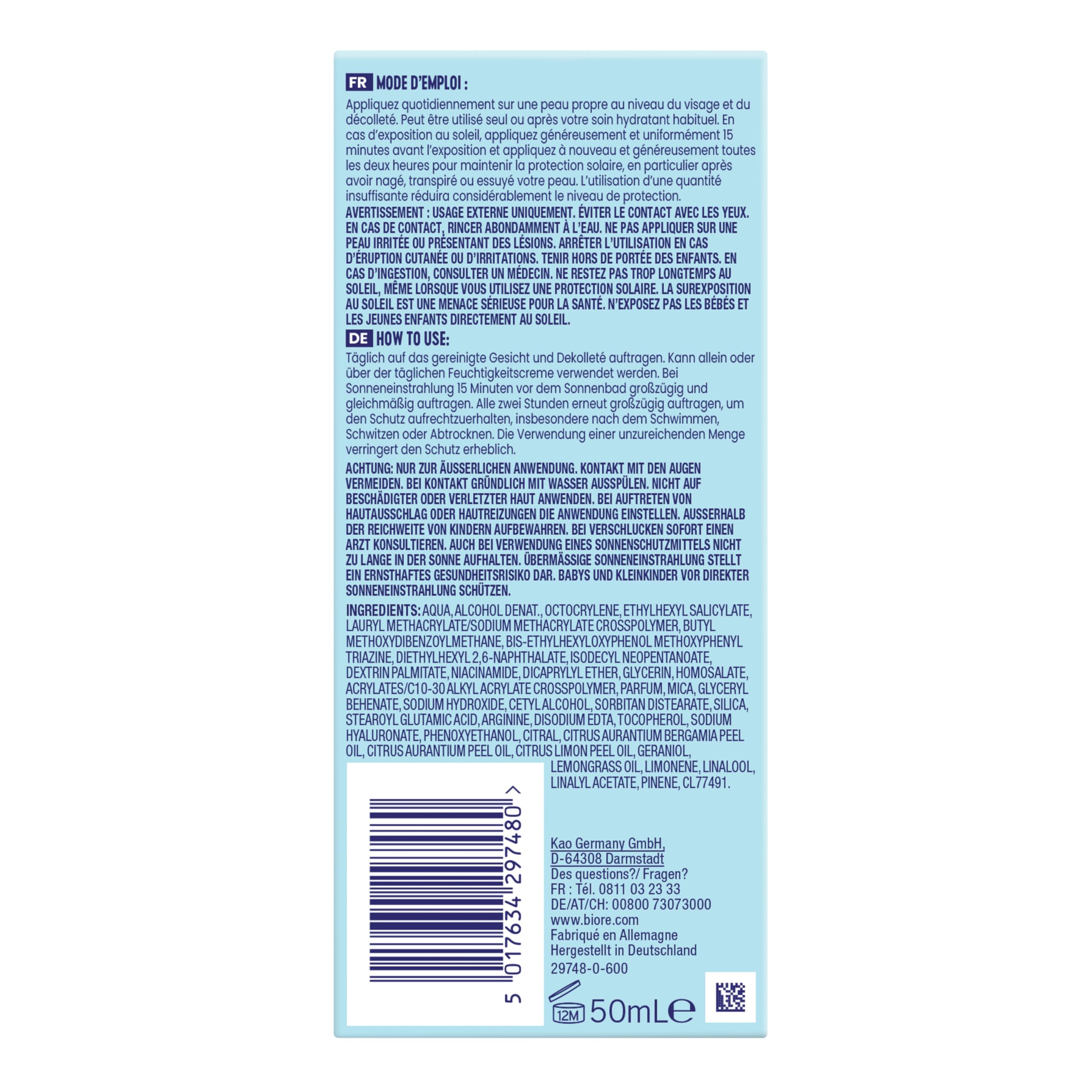bior-uv-aqua-rich-hydratant-l-ger-effet-glow-fps-50-avec-niacinamide-50-ml image 3