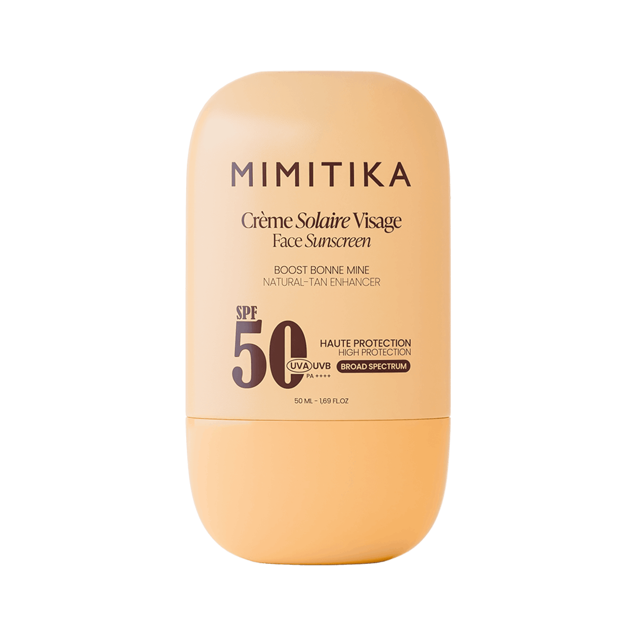 mimitika-cr-me-solaire-visage-spf50-invisible-facilitatrice-de-bronzage image 1