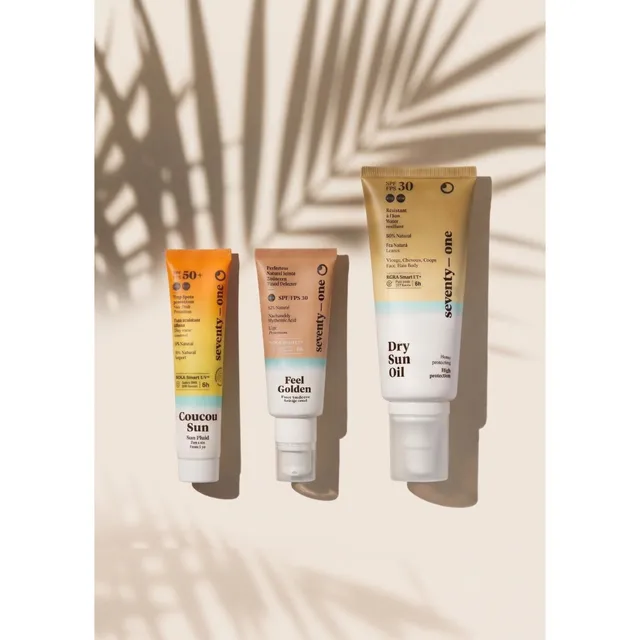 seventyone-percent-le-trio-d-couverte-visage-spf50-bonne-mine-spf30-huile-3-en-1 image 1